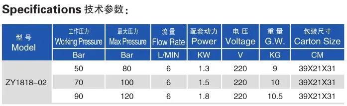 OEM 6-7L/Min 220V Mutil-Senario Powerful Car Portable Pressure Washing Tool with Accessories