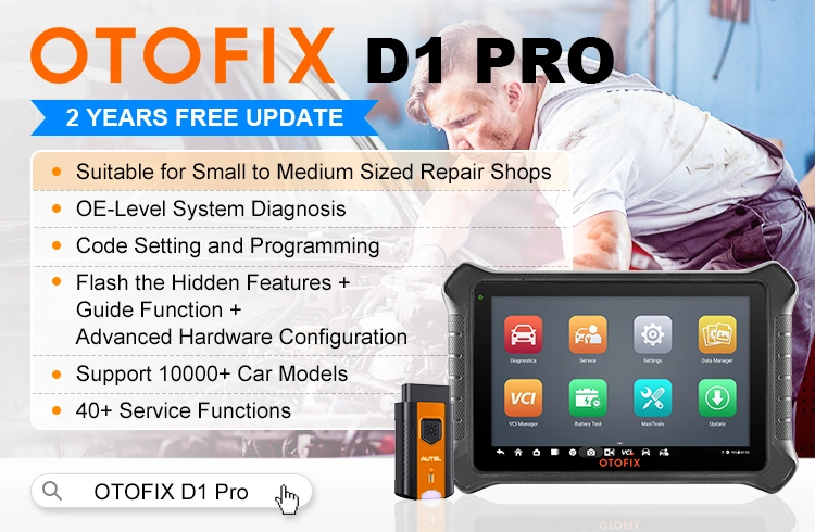 2023 Version Otofix D1 PRO Max Plus OBD2 Scanner OE-Level Diagnostics Oil Reset DPF Epb ABS Upgraded Car Diagnostic Scan Tool