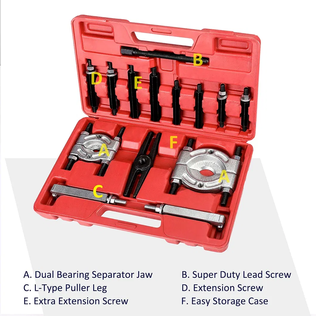 Bearing Puller Set, 5-Ton-Capacity Bearing Separator, Bearing Separator Assembly Kit (48040002)